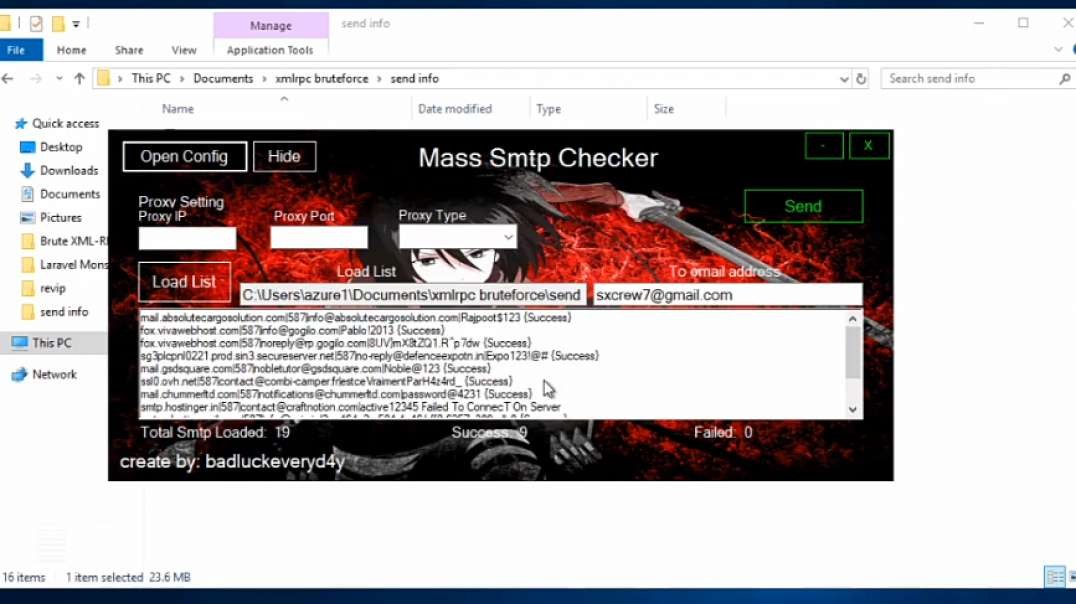 ⁣Mass SMTP Checker Updated
