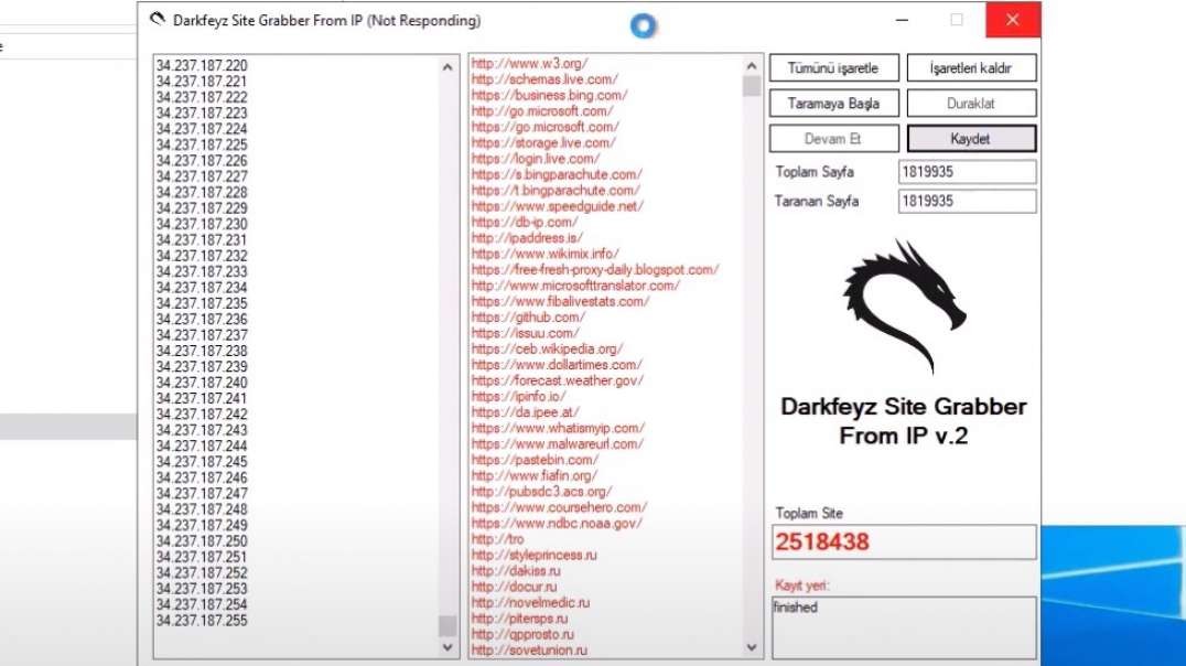 ⁣DarkFeyz Fast Site Grabber from IP v2.0