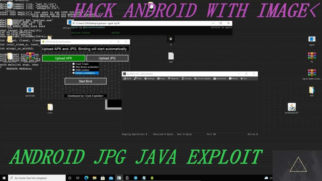 ⁣[How to hack any Android by sending an image]