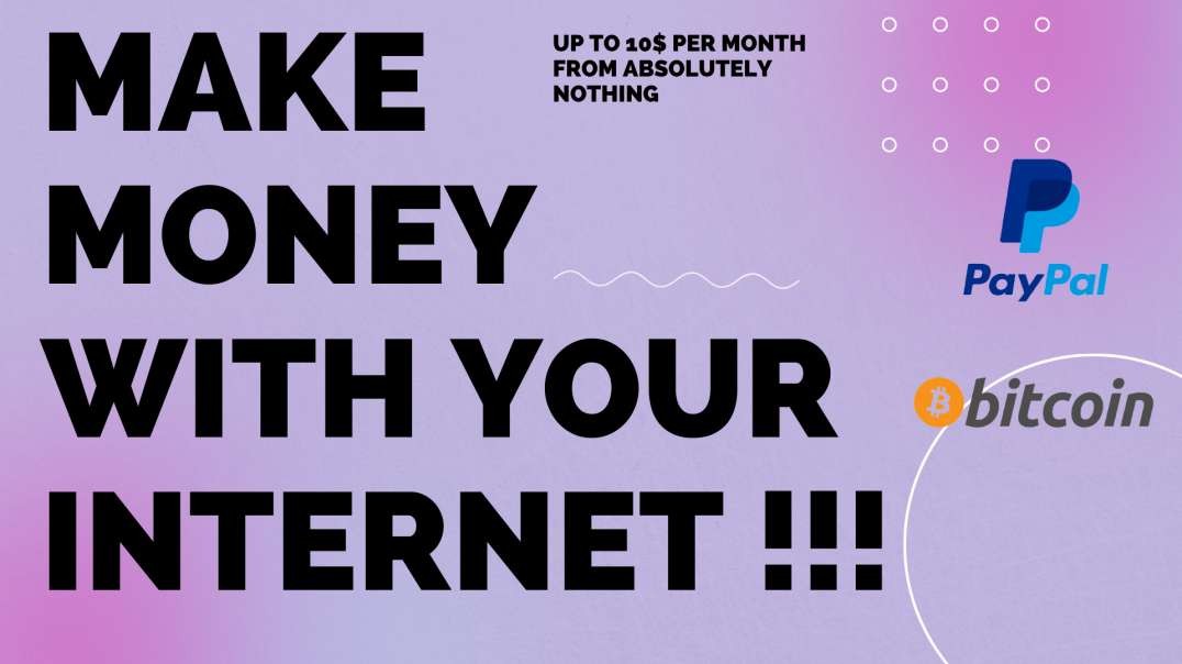 Make Money With Your Internet Connection !!