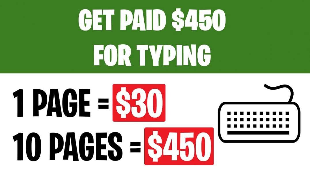 ⁣Earn $450+ Typing Names ($30 Per Page) | Make Money Online