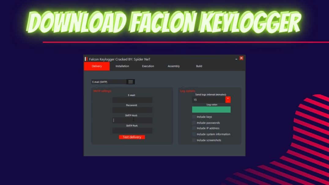 ⁣Premium Windows Keylogger Falcon Keylogger