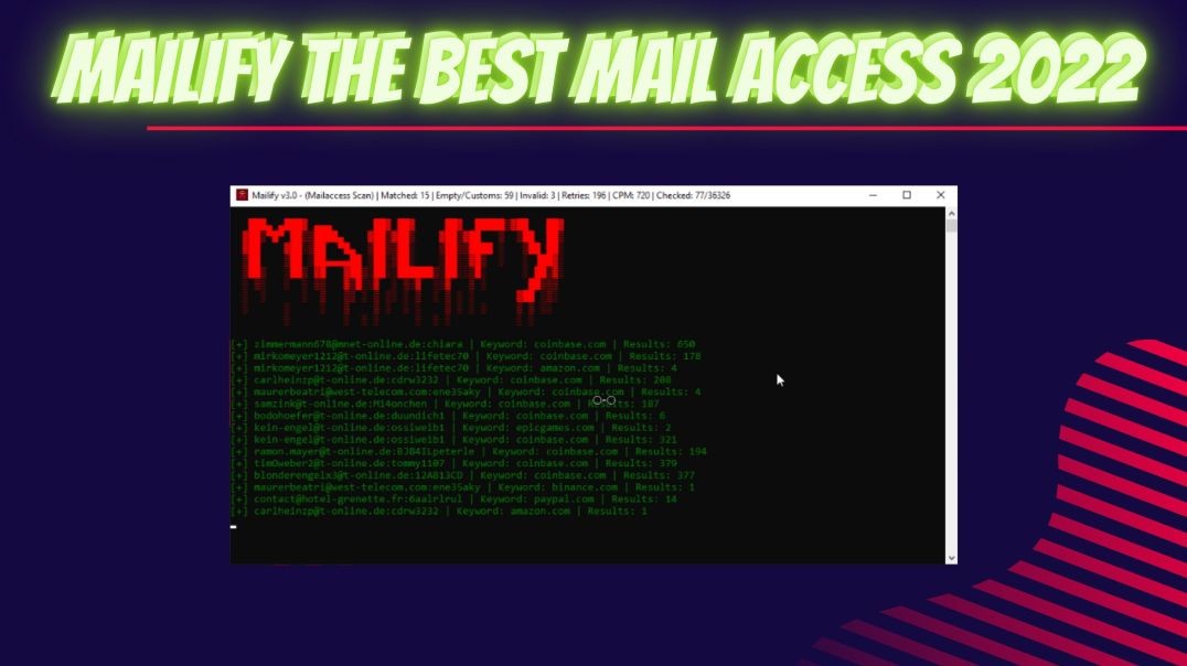 ⁣Best Mail Access Checker 2022 [Free Leaks]