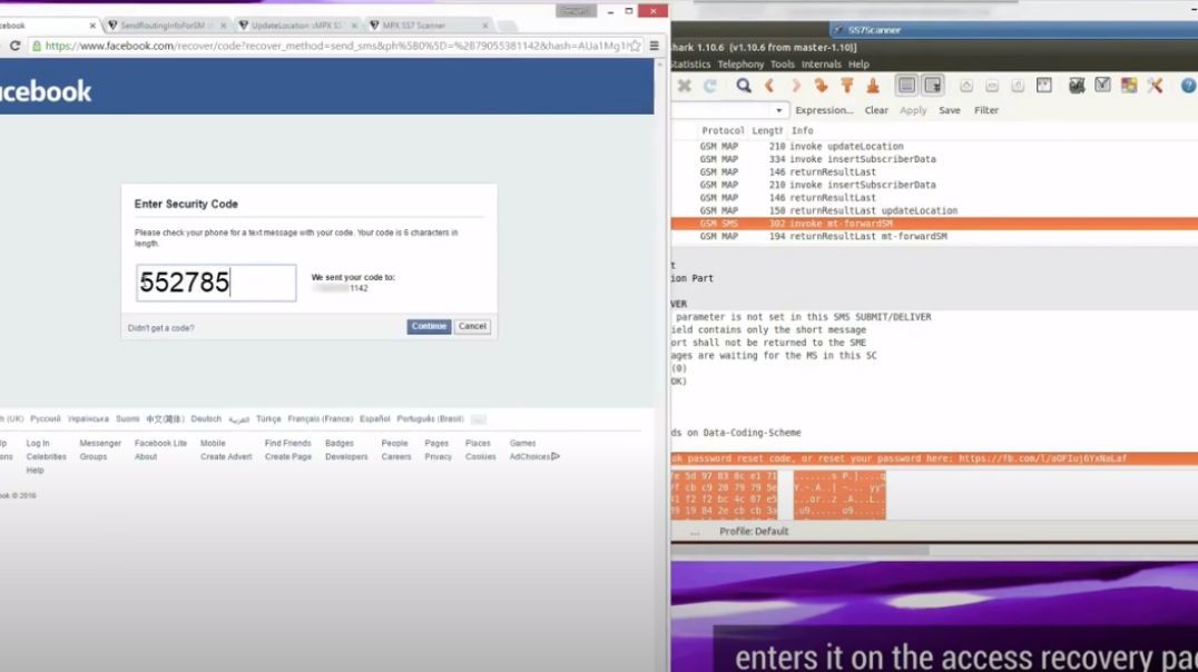 ⁣ss7 attack used to steal fb login