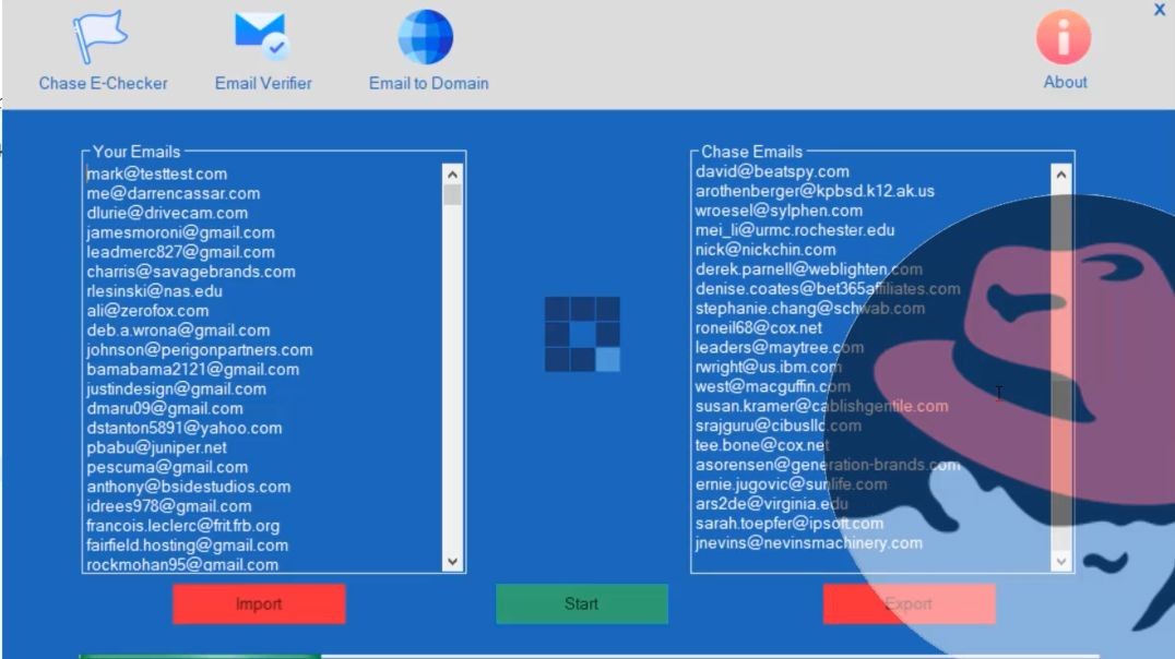 Chase Email Checker