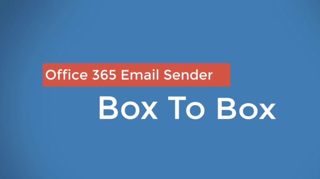 ⁣Office 365 Email Sender (box to box) SMTPSES