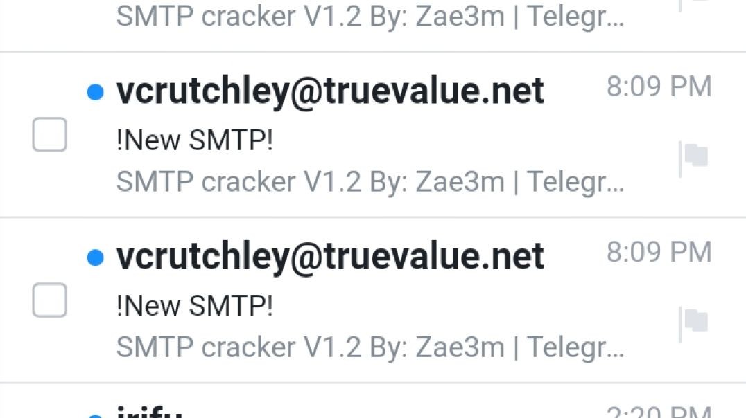 ⁣SMTP Crack | SMTP @zae3m V1.2 | SMTP inbox for spamming | Educational purposes only
