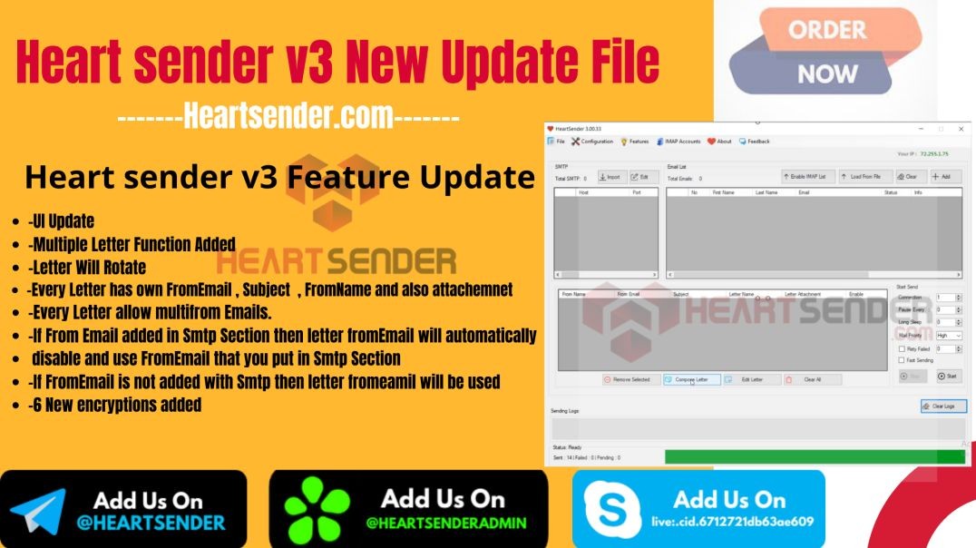Heartsender V3  [ Latest update File ] Complete Guideline Video 2022