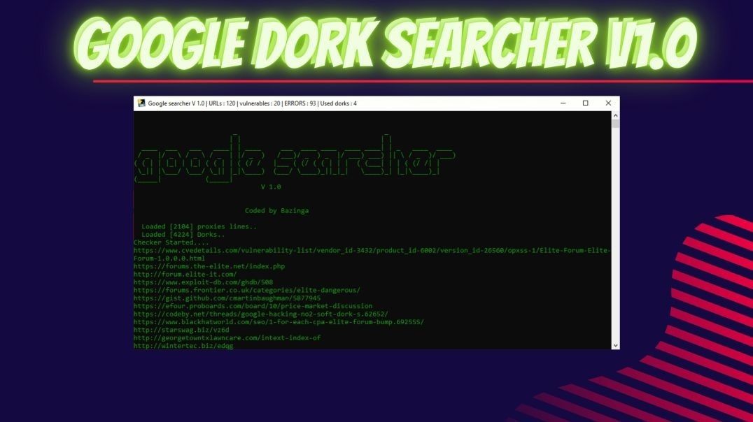 Google Dork Searcher [2022 Updated Link]