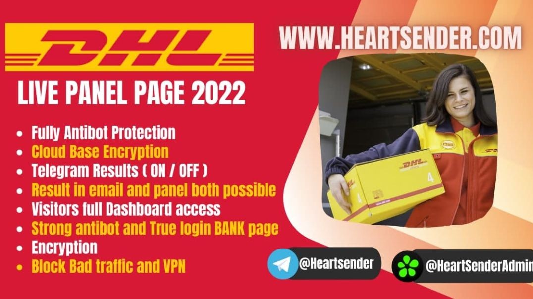 ⁣DHL Live Panel Scam Page 2022
