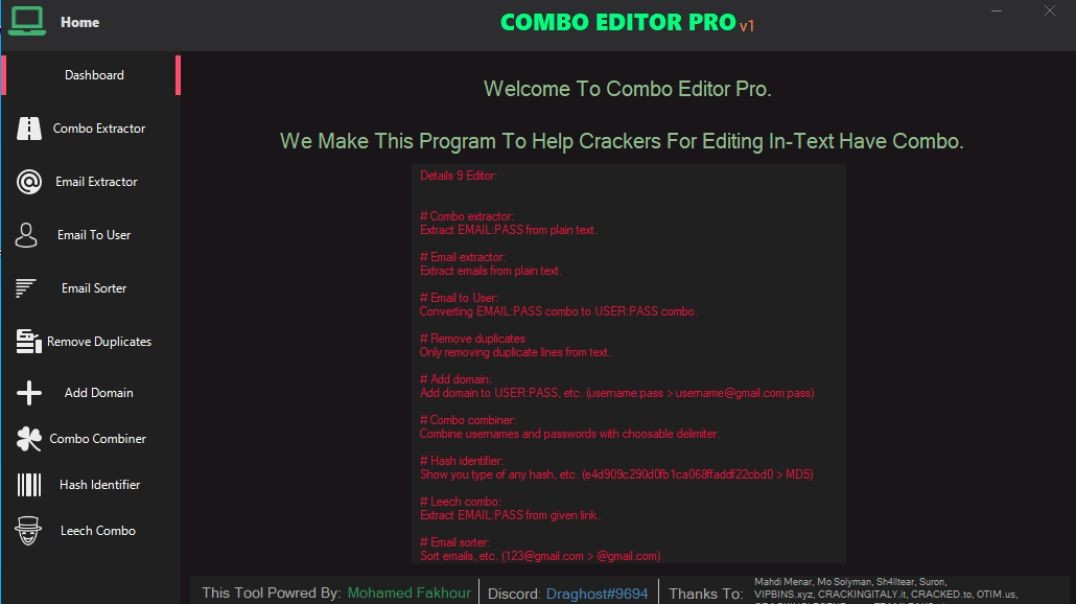 ⁣Combo Editor Pro By Draghost#9694 V1
