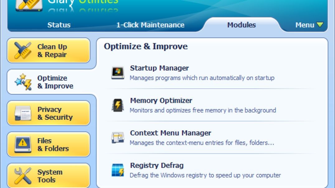 ⁣Glary Utilities Pro 5.167.0.193 Full Version