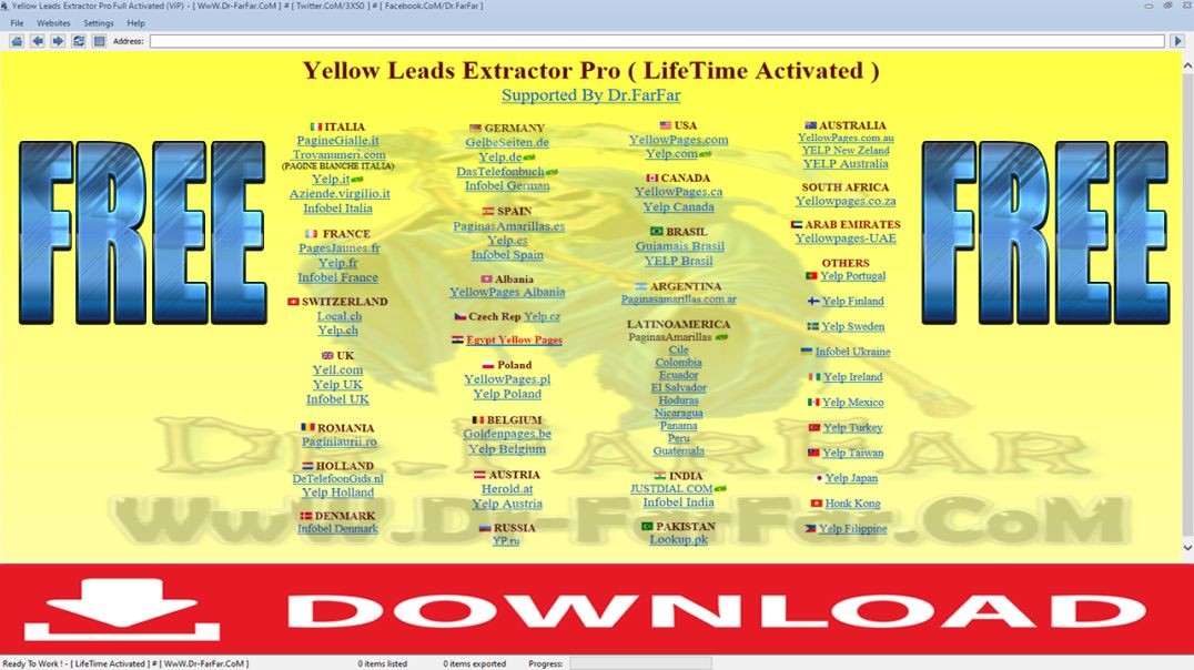 Yellow Leads Extractor Pro V8.0.2 Full Activated – Data Marketing Tool