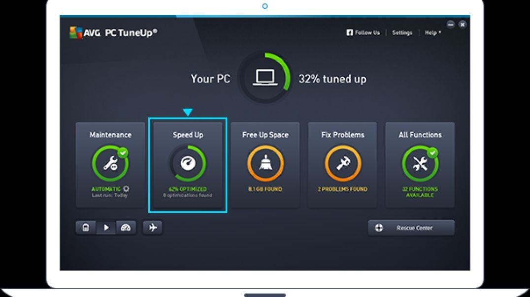 ⁣Avg Tuneup 20.1.2064 Full Version