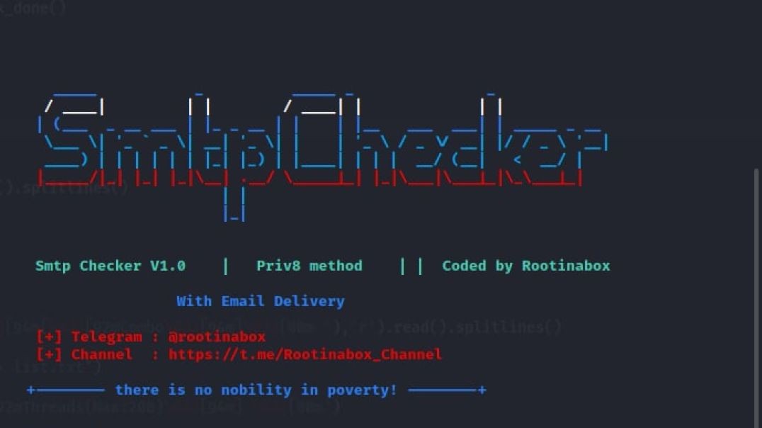 ⁣[Free] Smtps Checker With Email testing ! Very fast