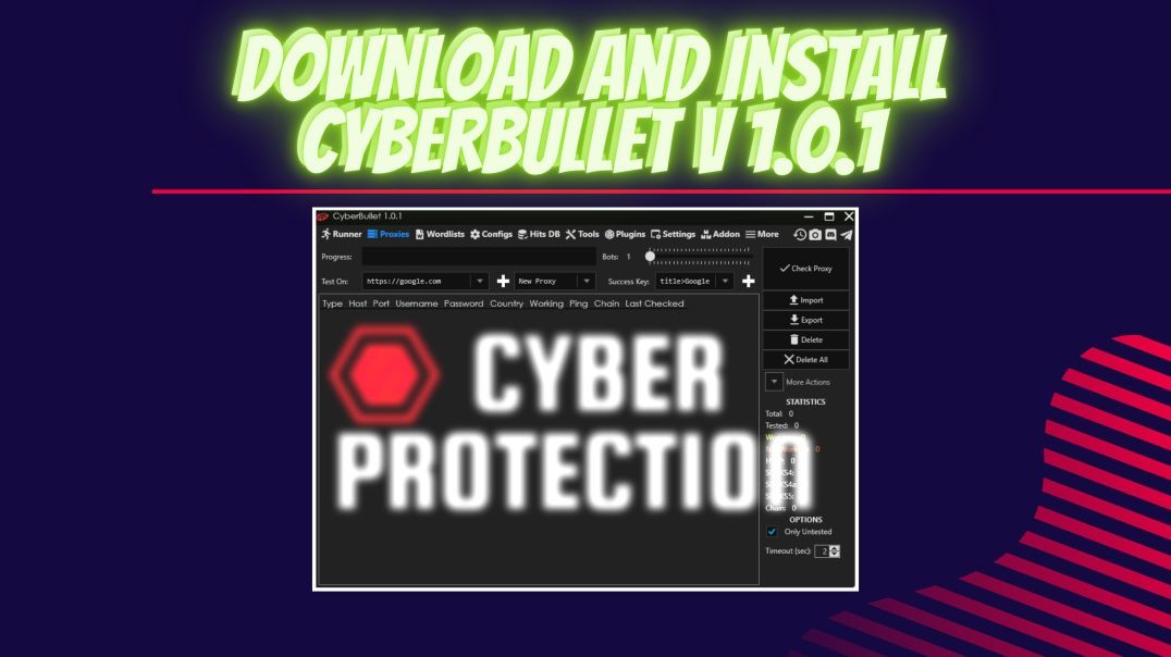 How to Download And Install CyberBullet V 1.0.1 [2022]