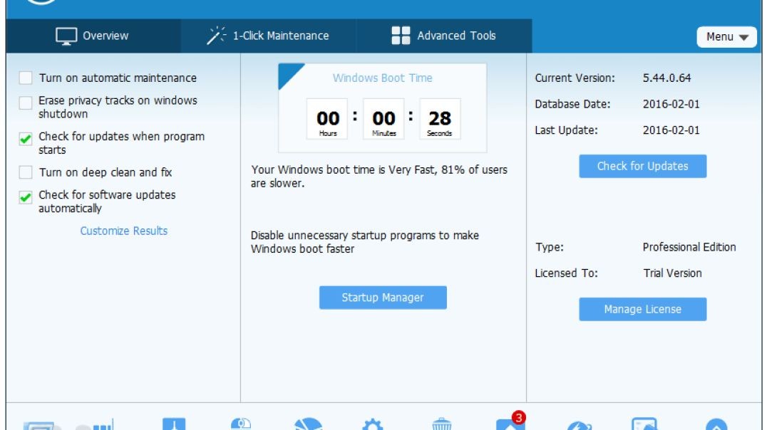 Glary Utilities Pro 5.166.0.192 Full Version