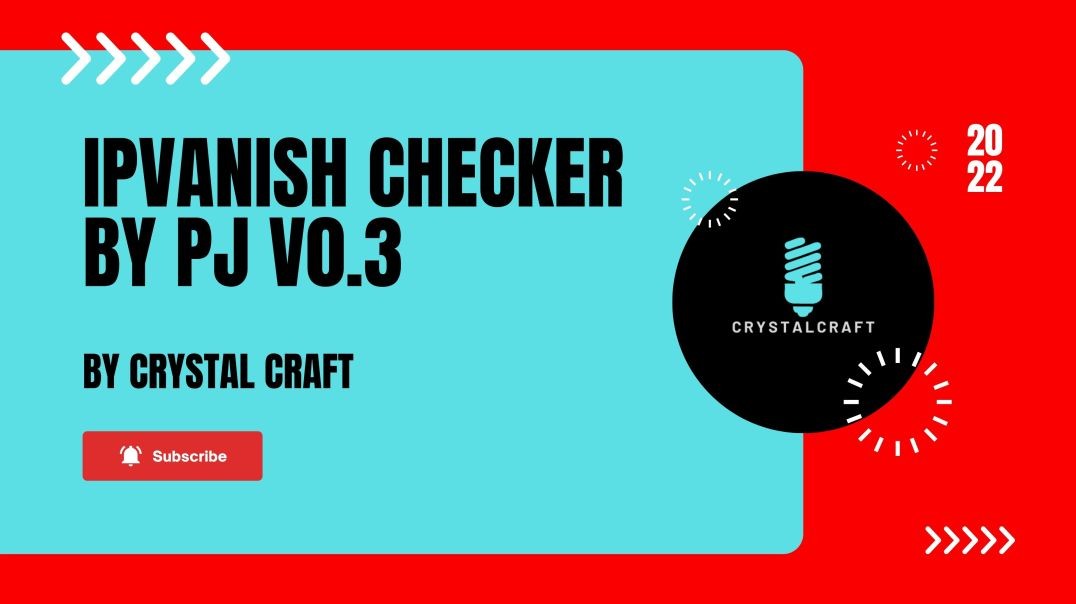 ⁣IPVanish Checker By PJ v0.3