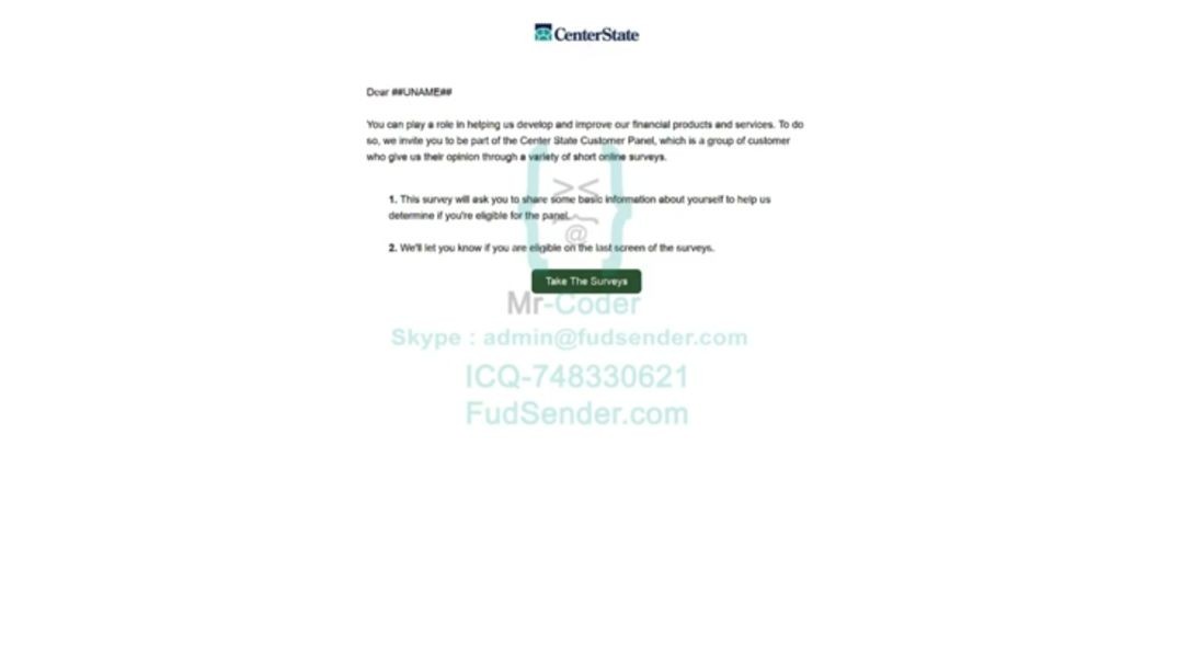 New Fud Scam Letters