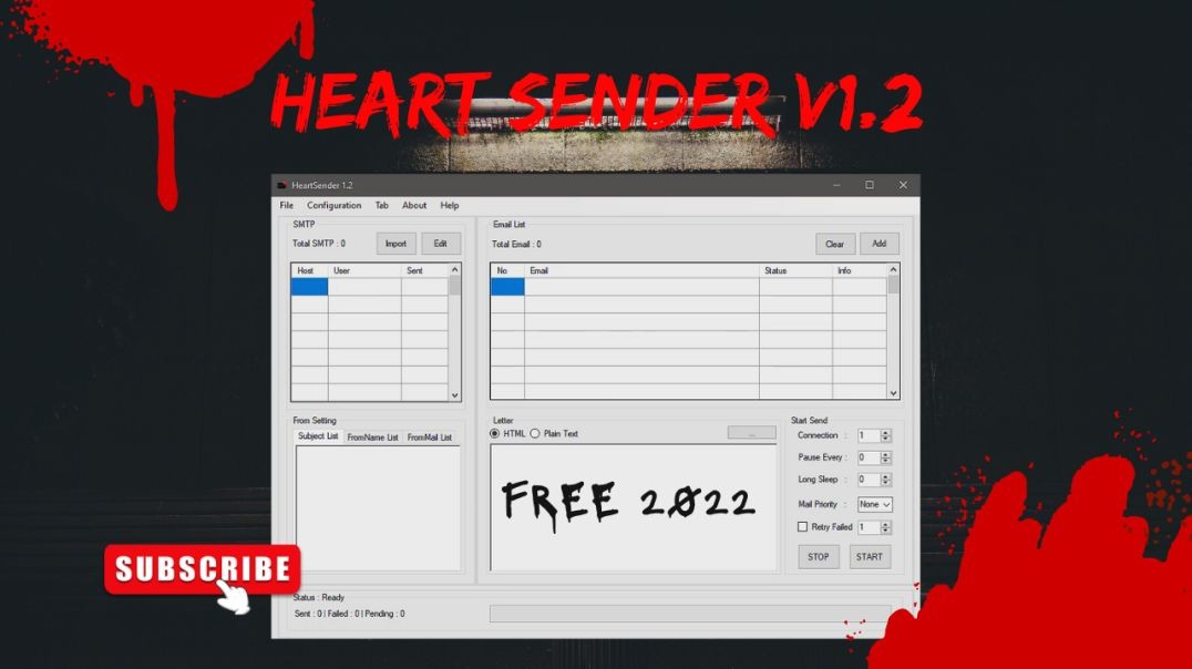 Heart Sender V1.2 FREE Download Inbox Sender 2022