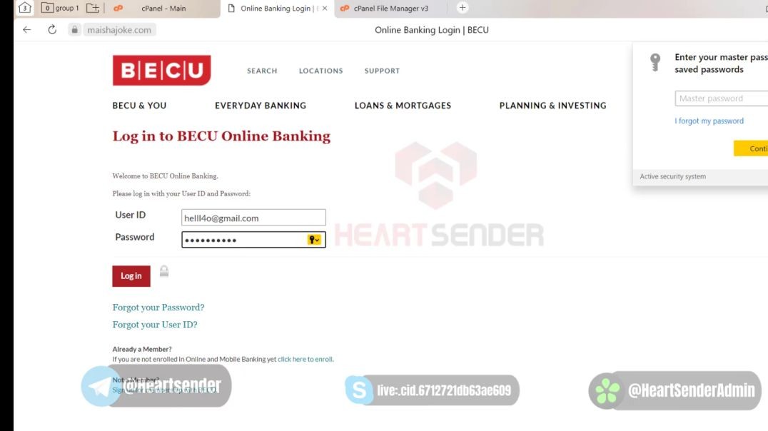 ⁣BECU Scam Page 2022