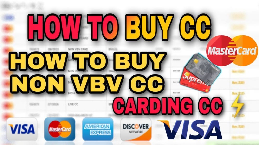 ⁣How to buy non vbv cc || how to buy cc || how to buy non vbv card || how ro do carding