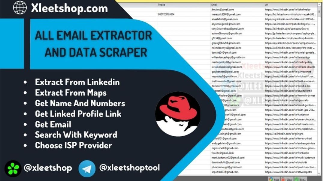 Linked in Email Extractor And Data Scraper