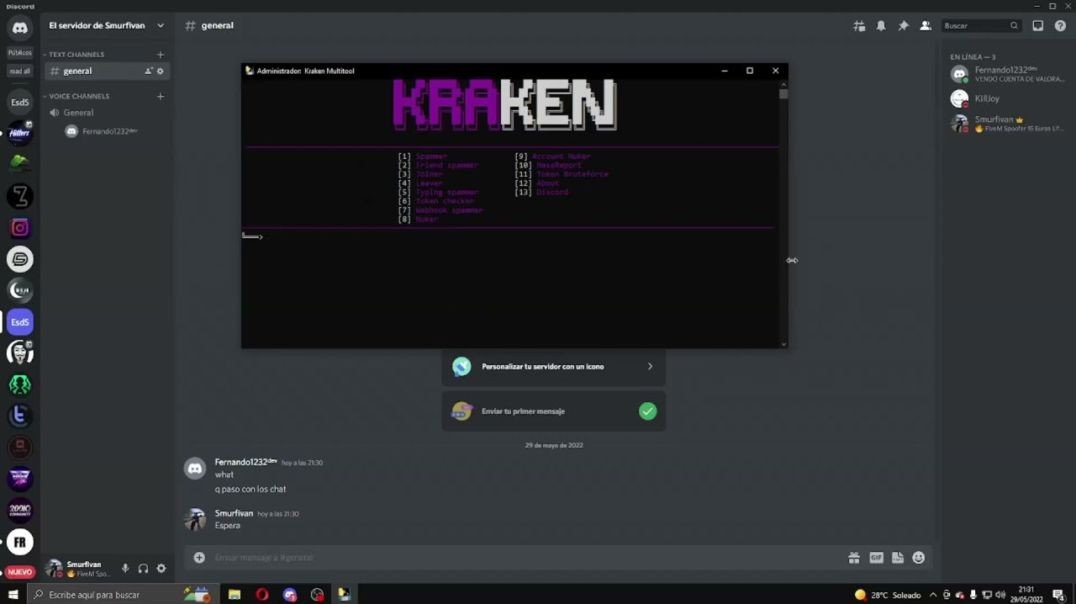 KRAKEN | BEST DISCORD TOOL from 2022 | Joiner - Spam - Friend Request - Nuker - And more