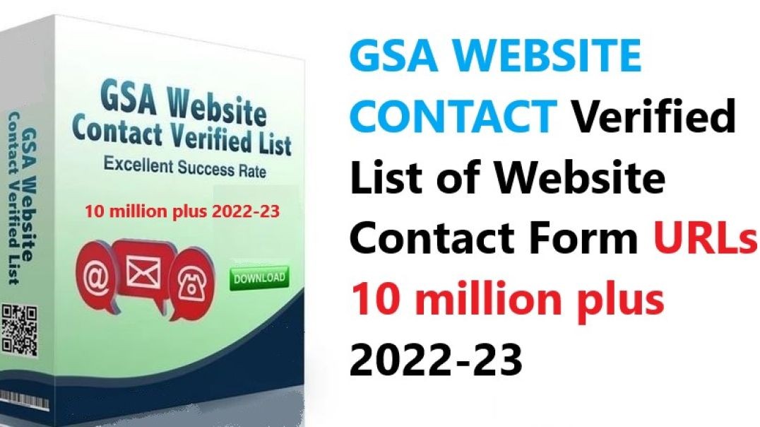 GSA WEBSITE CONTACT Verified List of Website Contact Form URLs 10 million plus 2022-23