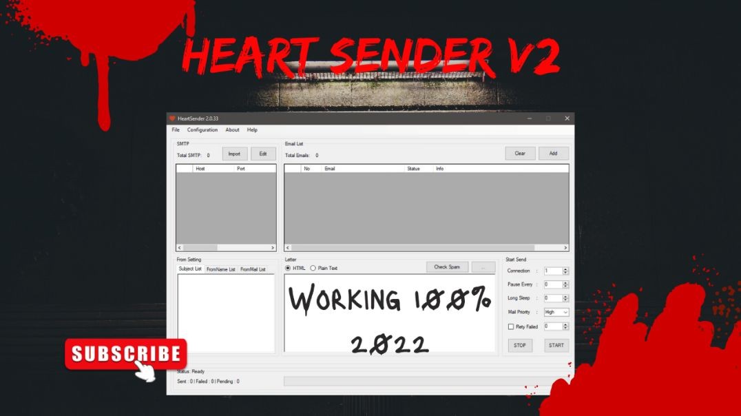 Heart Sender V2.0.33 Inbox Sender 2022