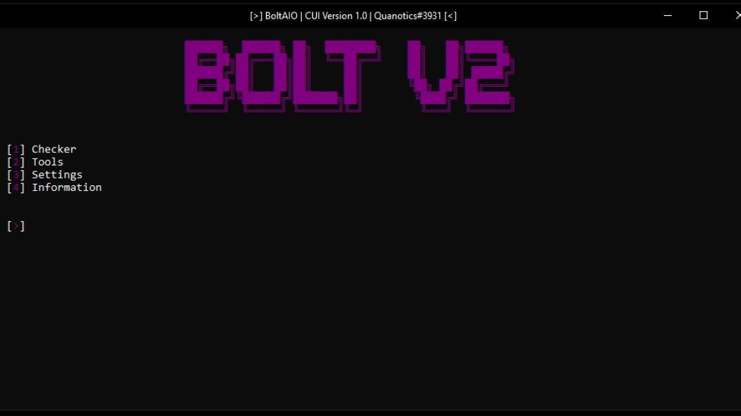 [NEW] BoltAIO v2 [ ACCOUNT CHECKER ]