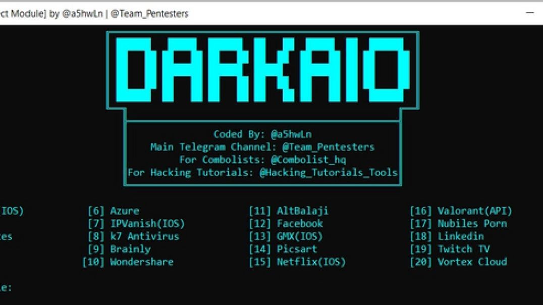 DarkAio - All in one Checker - 20 Modules