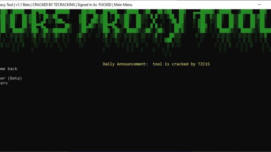 Diors Proxy Tool v1 CRACKED BY TZCRACKING
