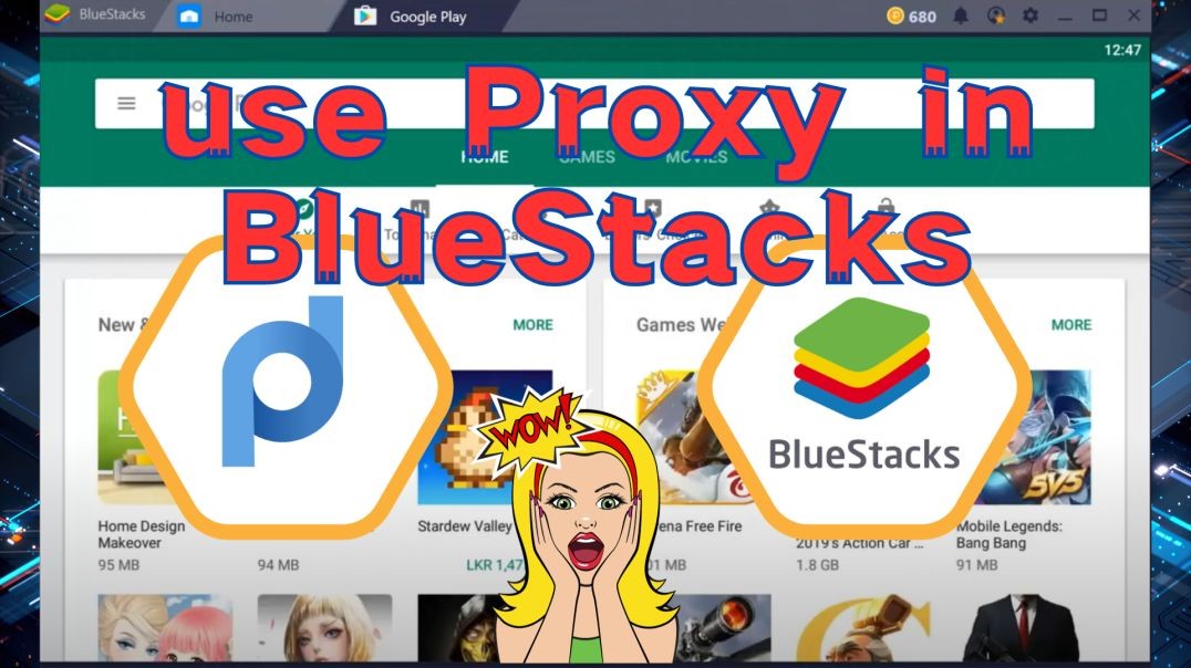 【Free use】Set up lunaproxy global residential proxy via proxifier using BlueStacks！