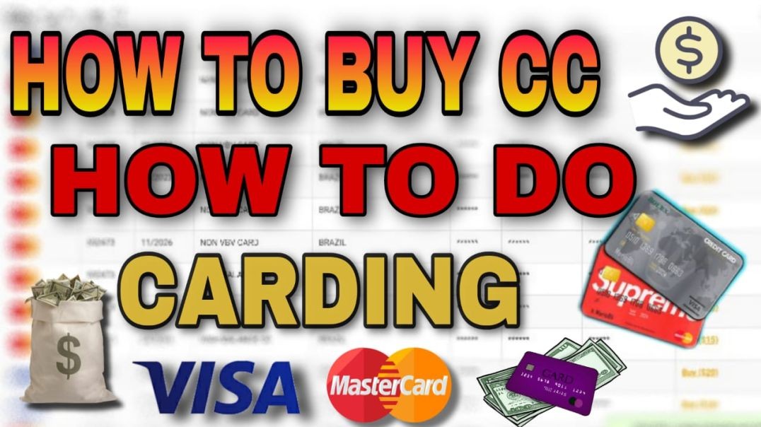 How to do carding. How to cashout cc into btc . Cc shop and best cc vendor 💰.