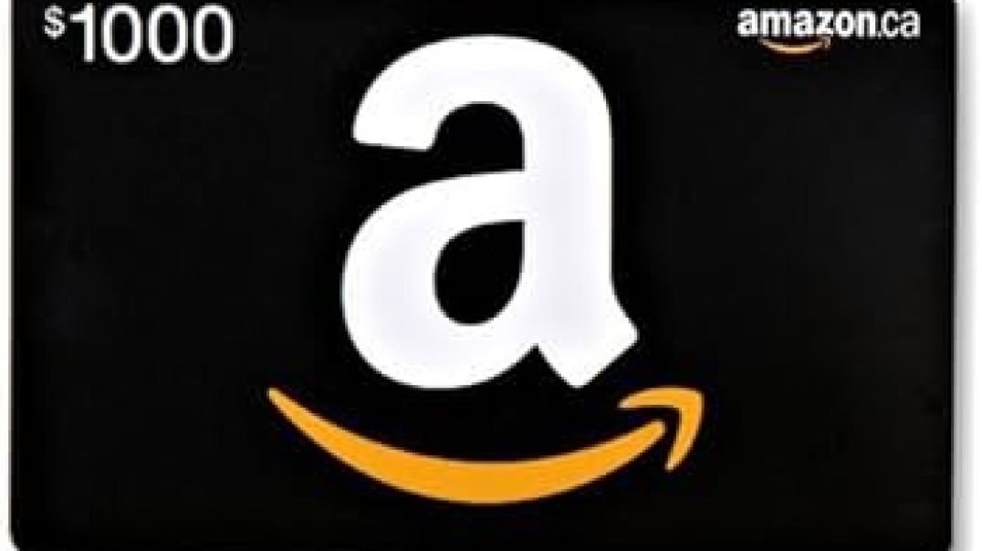 How to Card $1000 Amazon Gift Card