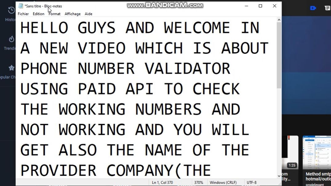 SCRIPT PHONE NUMBER VALIDATOR USING MY API ANG GETTING CARRIER NAME