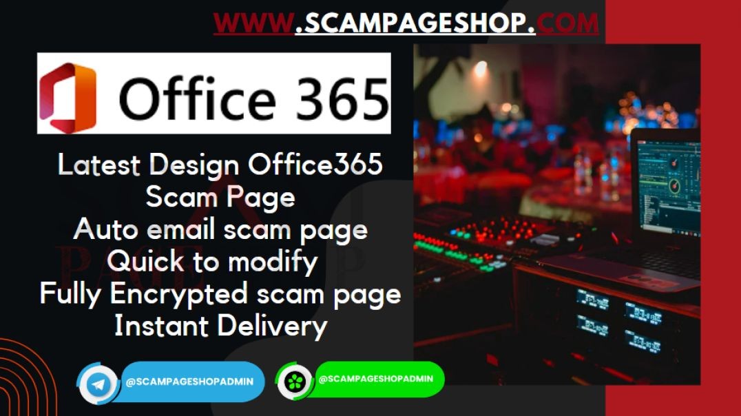 Latest Office365 Scam Page |Auto Email Office365 Scam Page |Scampageshop