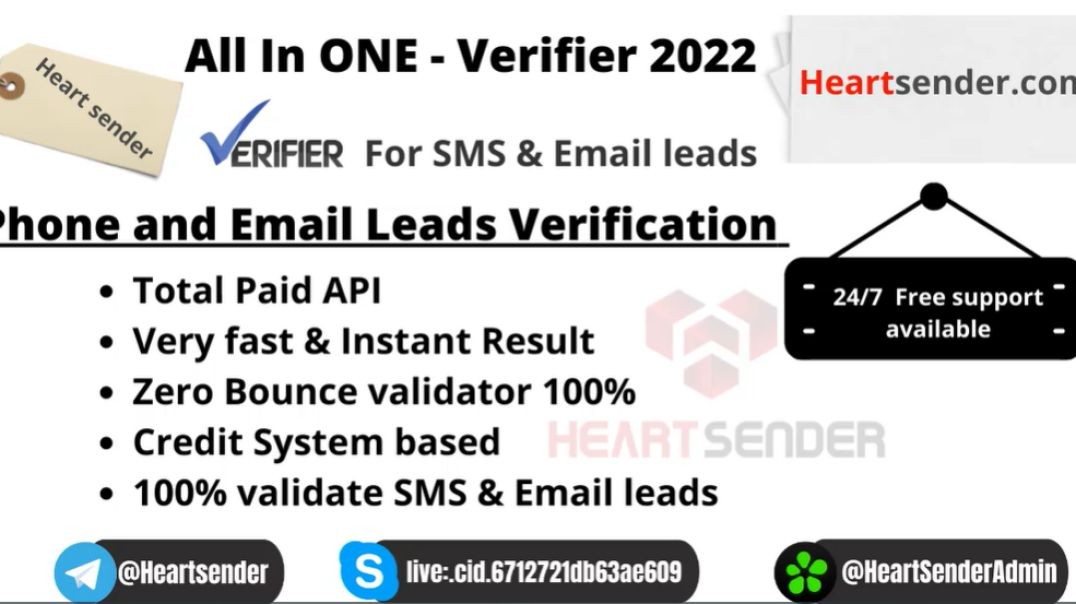 All in one Verifier for SMS and leads | All in one Verifier  | Verifier for SMS and leads