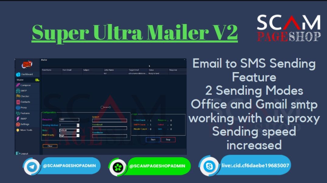 Super Ultra Mailer V2 -Scam Pageshop
