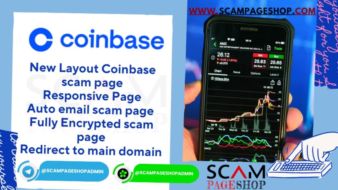 New Coinbase Scam Page 2024 -Scampageshop