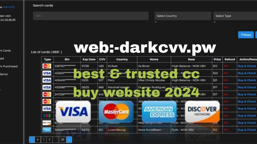 BEST NON VBV CC BUY WEBSITE 2024 | TRUSTED CC VENDOR | DARKCVVPW |