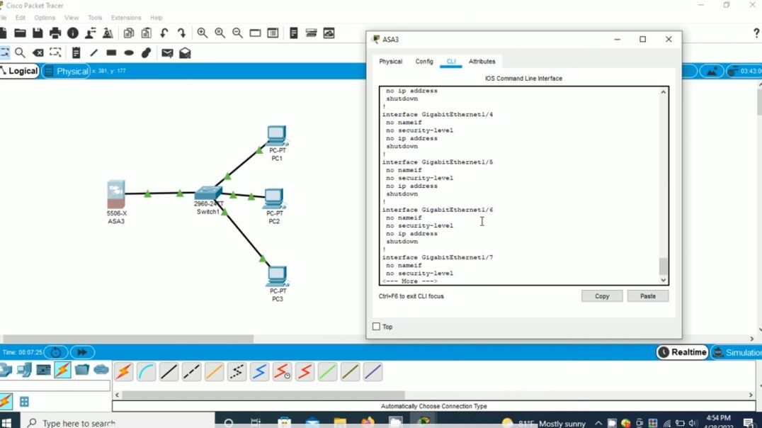 How to Build a Network with a Cisco ASA as the Firewall in Packet Tracer