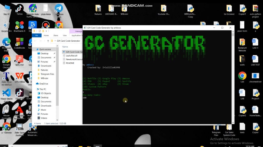 How to Generate Gift Card Code  GC generator Tool