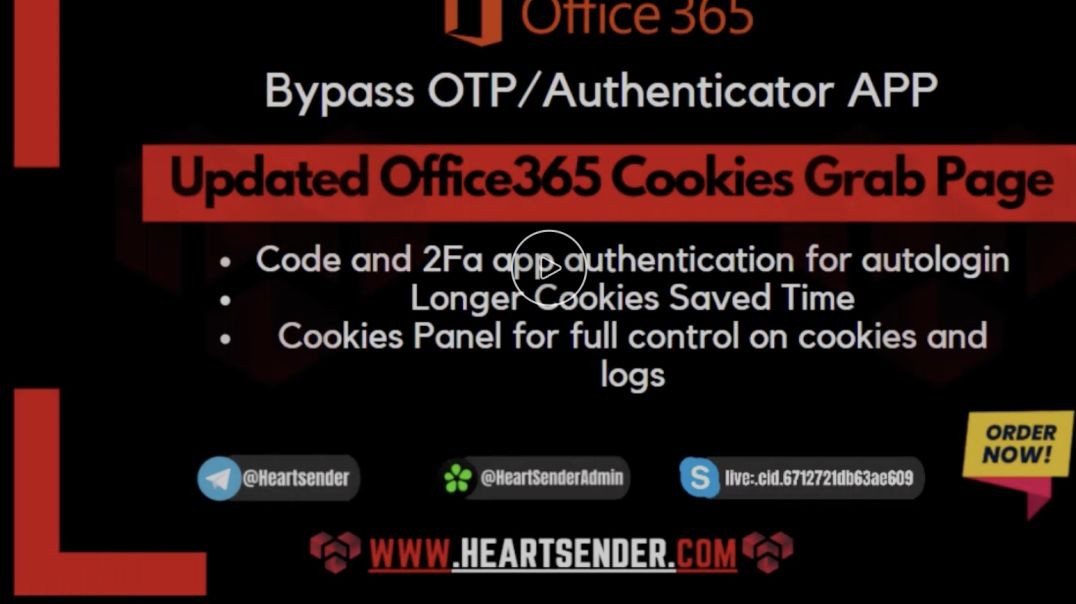 Office365 Cookies Grab Scam page  2024