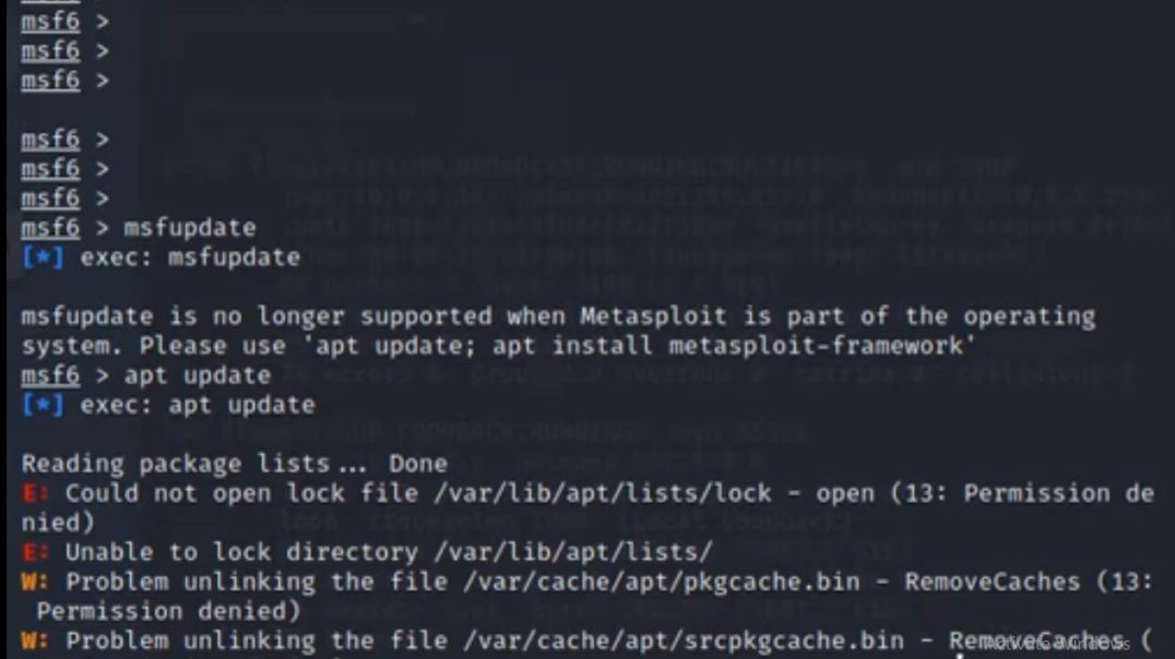 How to Update Metasploit Framework (MSF)