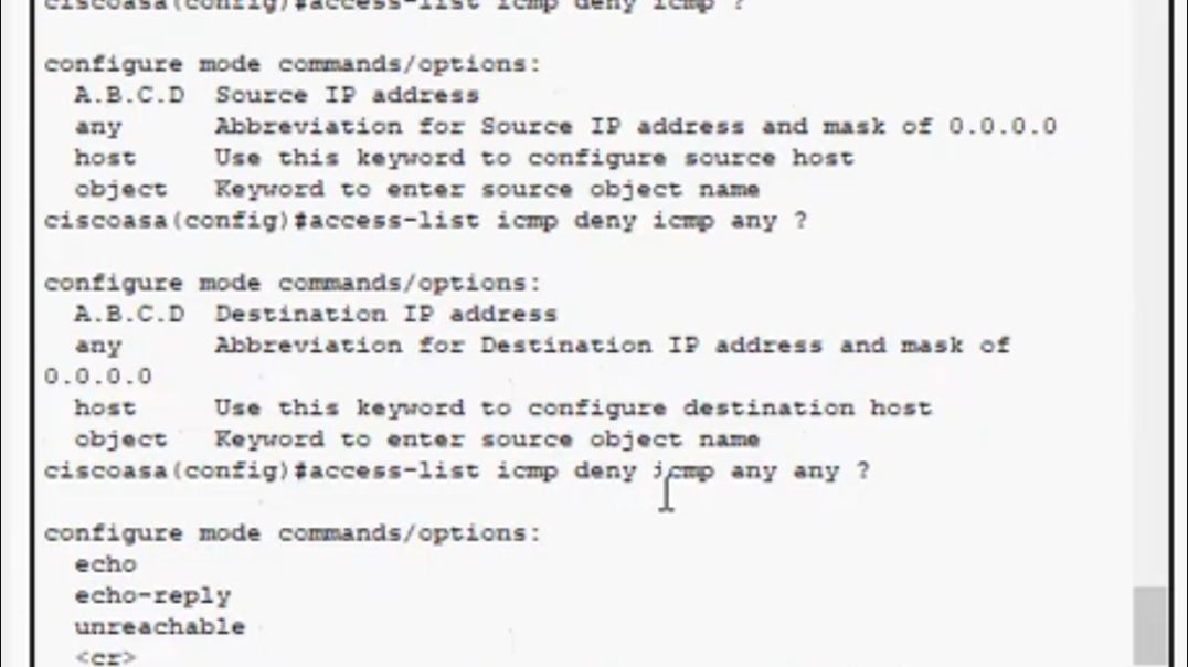 How to Block ICMP Echo Replies on a Cisco ASA via the CLI