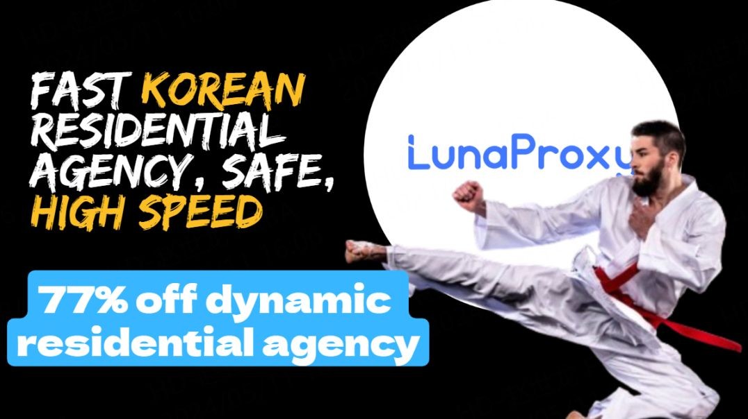 The fastest Korean residential proxy, produced by lunaproxy, safe, fast and stable