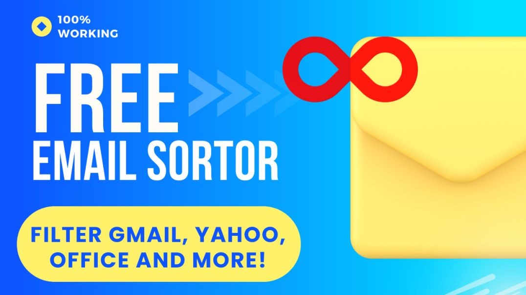 Email Sorter 2024 [FREE] - Unlimited Filter Gmail, Hotmail, Yahoo and Office - Python Fast Script