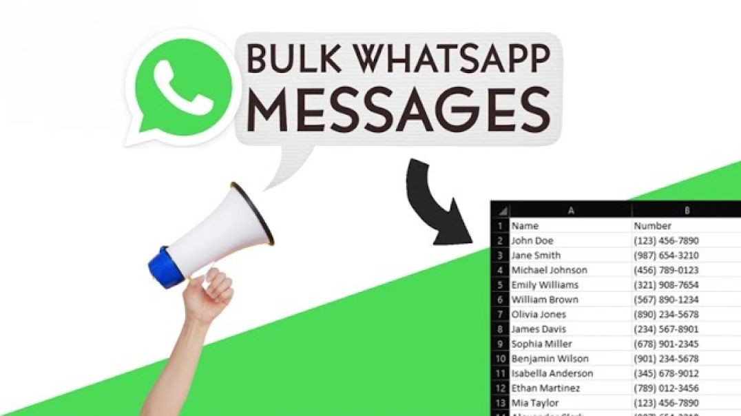 ⁣WhatsApp Bulk messaging _ Send messages to up to 10,000 contacts